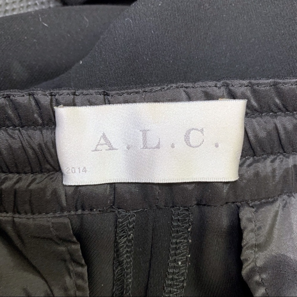 A.L.C. Tuxedo Stripe Pull On Crepe Track Pants - image 7